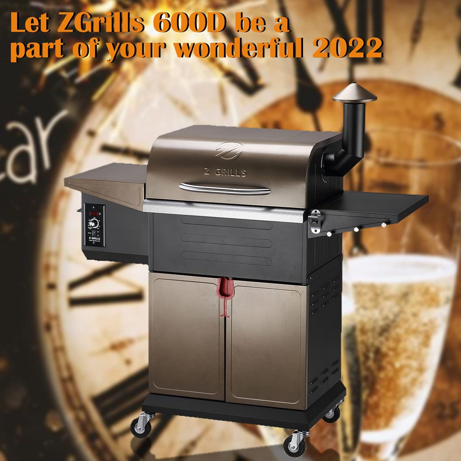 Smokers Wood Pellet Grill and Smoker BBQ Outdoor Electric Accurate Temperature Control 2022 Upgrade