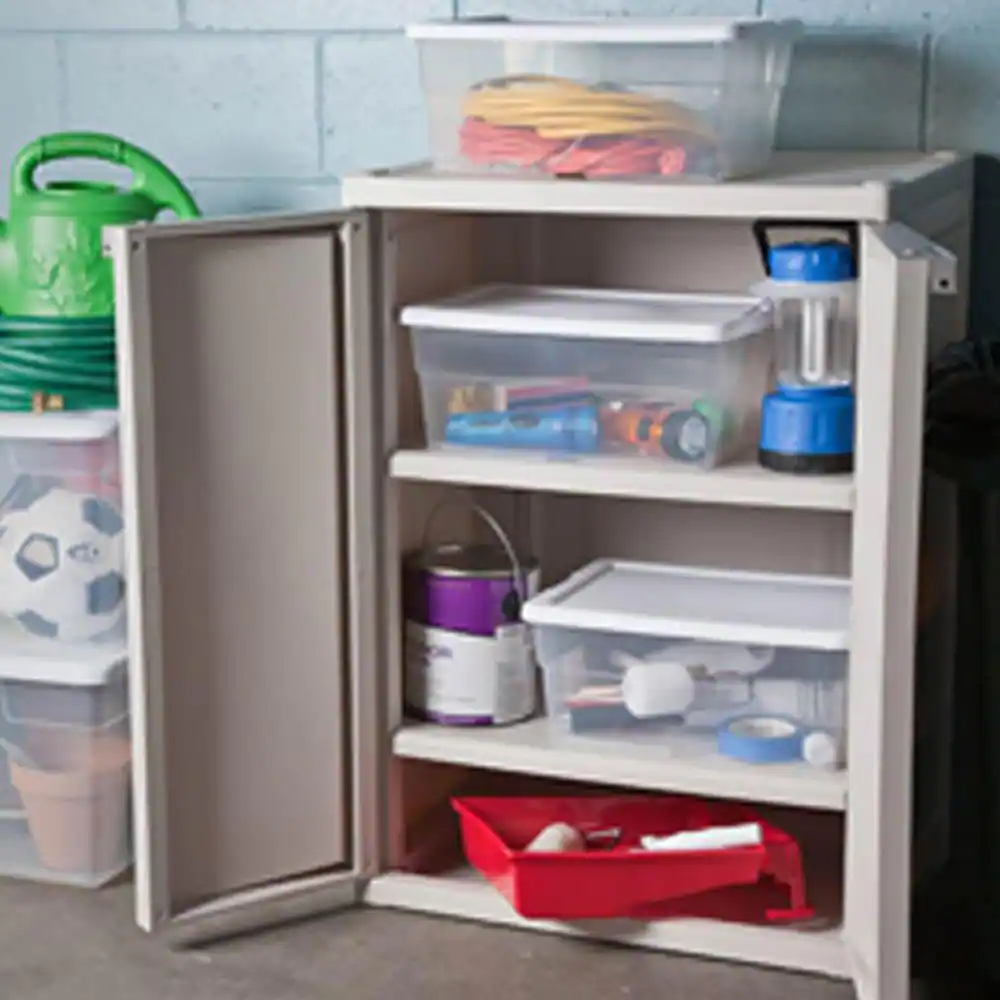 16 Qt. Plastic Storage Container in Clear 12 Pack and 6 Qt. Plastic Storage Container in Clear