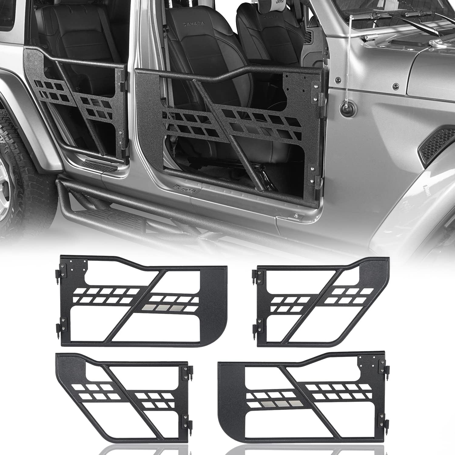 Gladiator JT Doors Off Road Summer Half Door Compatible with 2020 2021 2022 Jeep JT Gladiator P/U