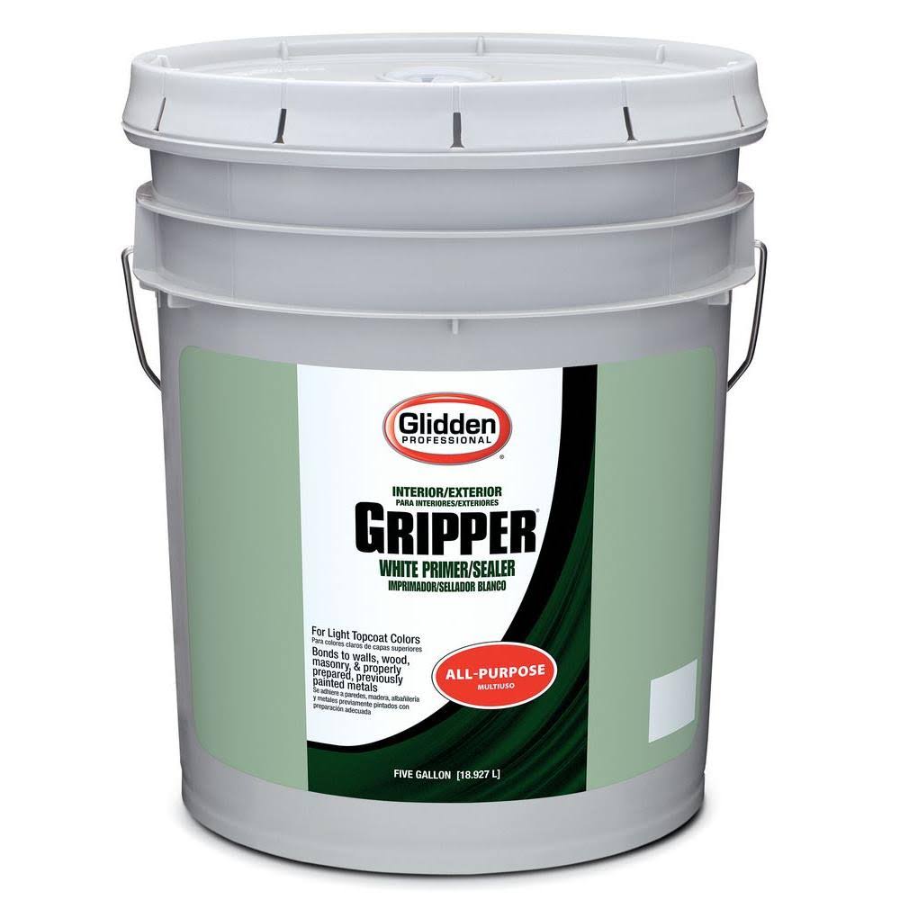 GL3210 5gal Gripper Interior/Exterior Latex Primer u0026 Sealer White 5