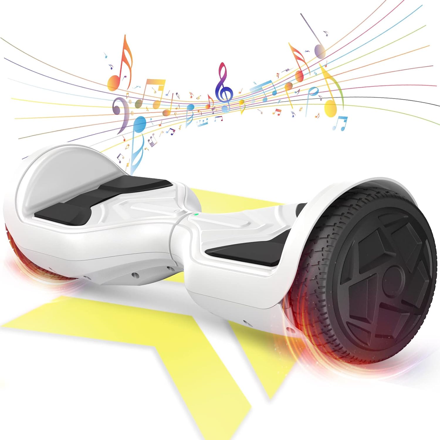 Skateboards Scooters Hoverboard 6.5 Inch Self Balancing Hoverboards with Bluetooth Hover Board for Kids