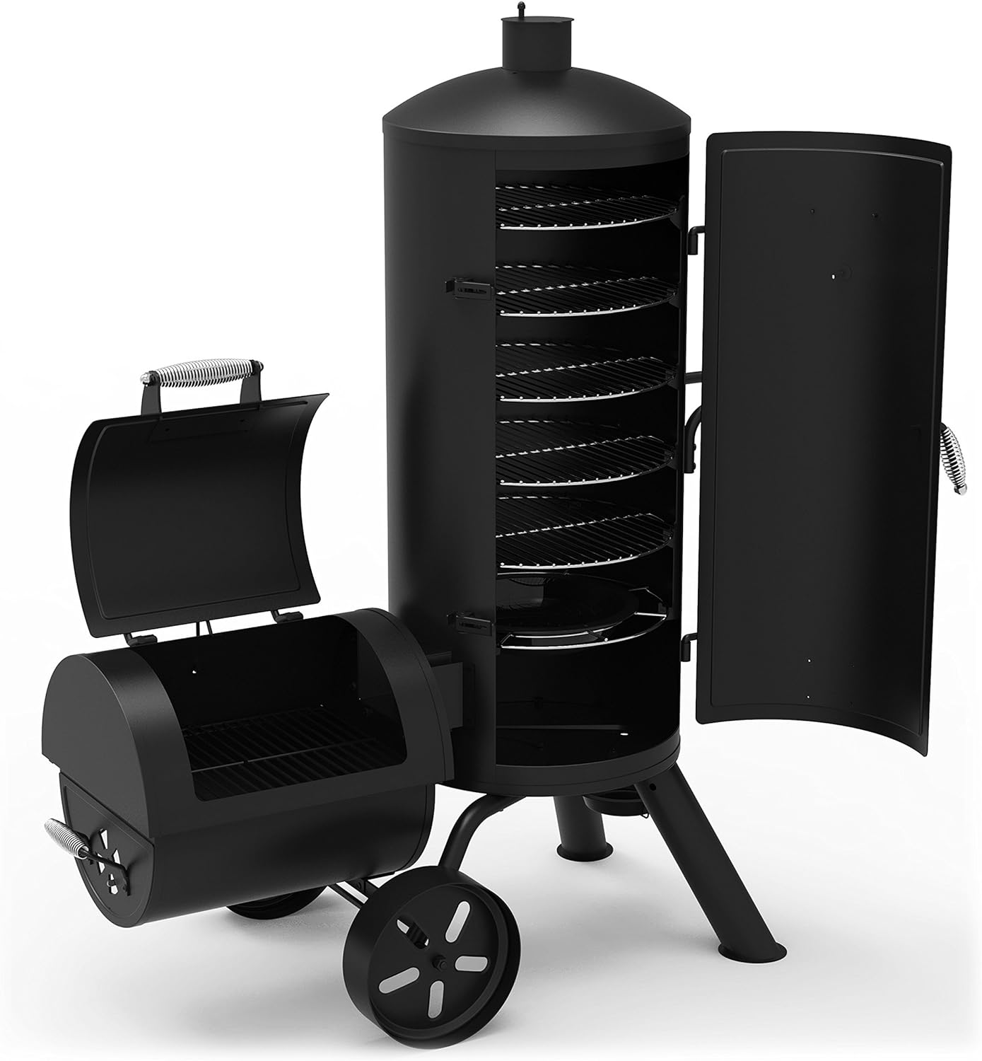 Signature Series DGSS1382VCS D Heavy Duty Vertical Offset Charcoal Smoker