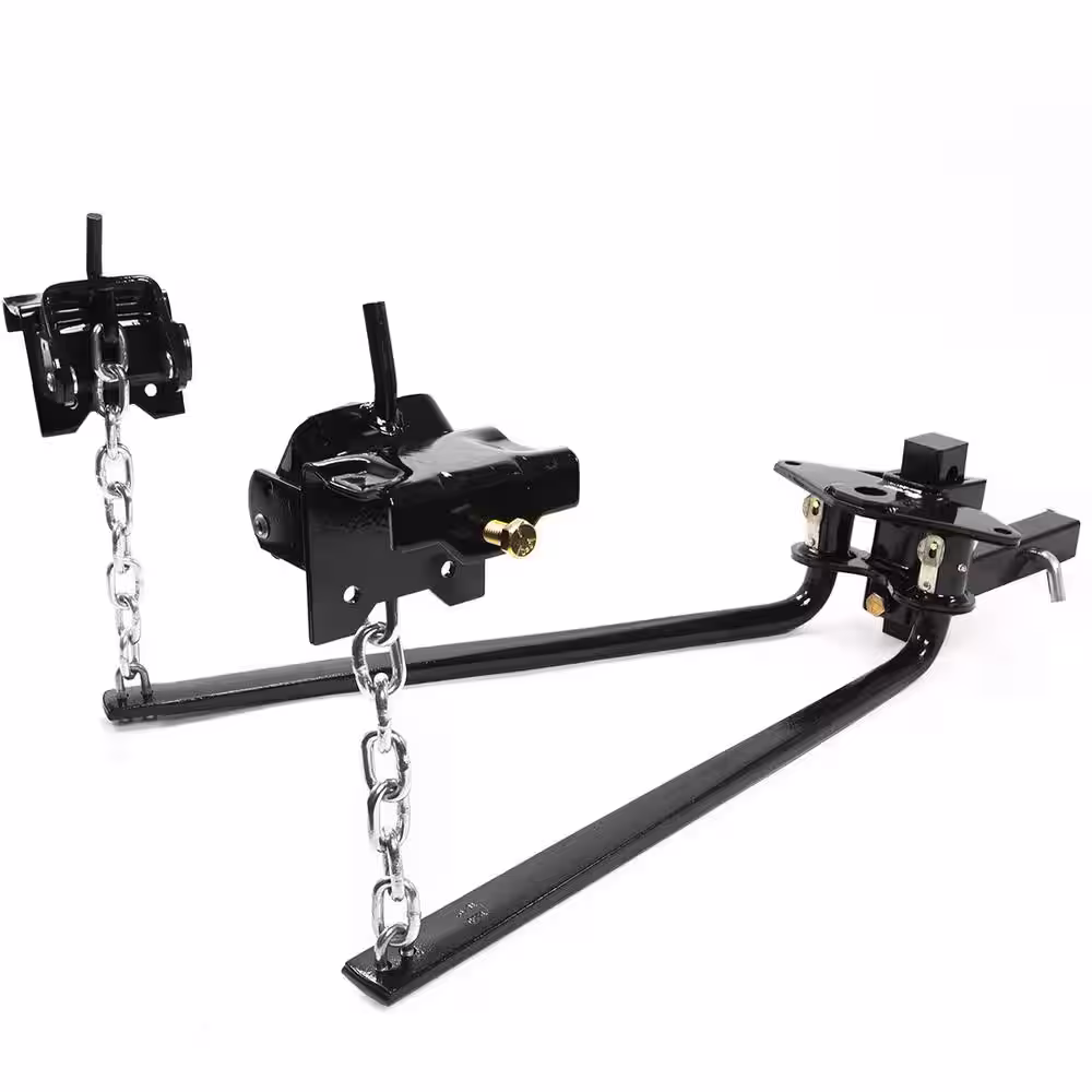 10 000 lbs. 2 in. Shank Round Bar Weight Distribution Equalizer Bar Sway Control Hitch