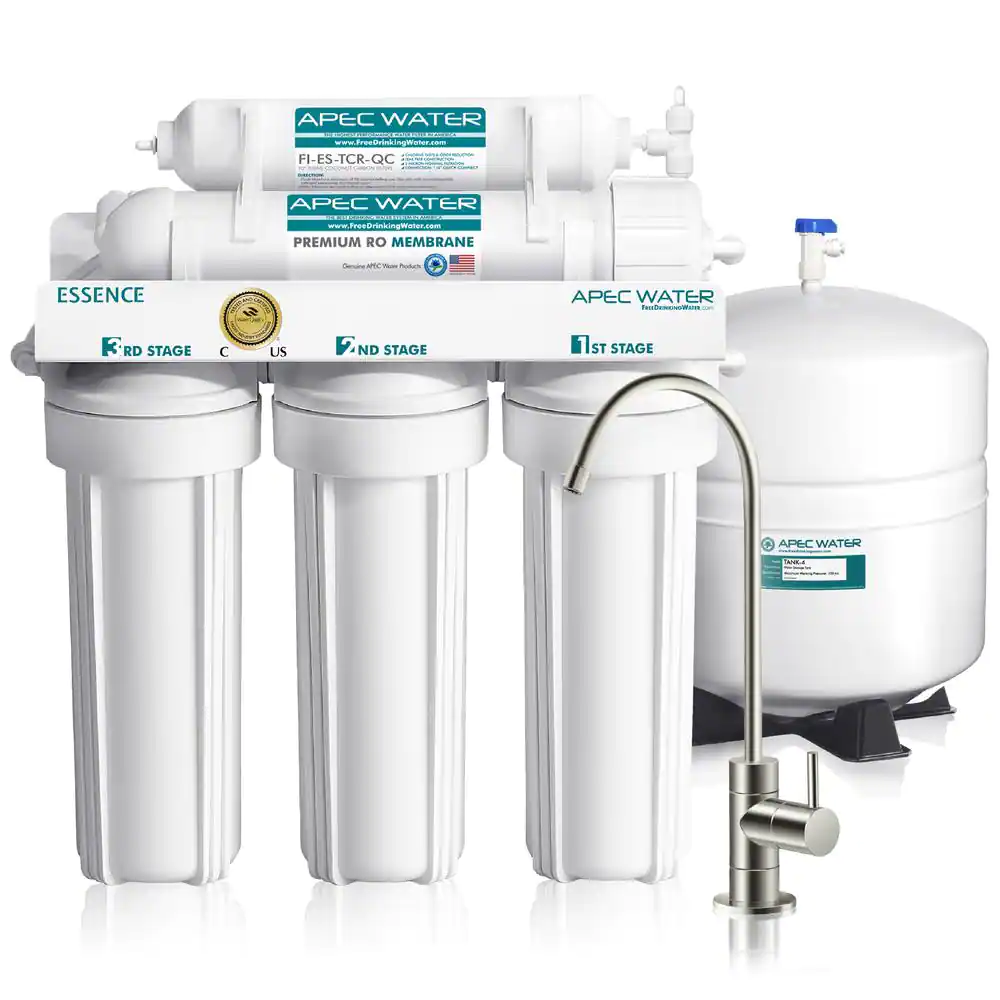 Water Systems Essence Premium Quality 5 Stage Under Sink Reverse Osmosis Drinking Water Filter