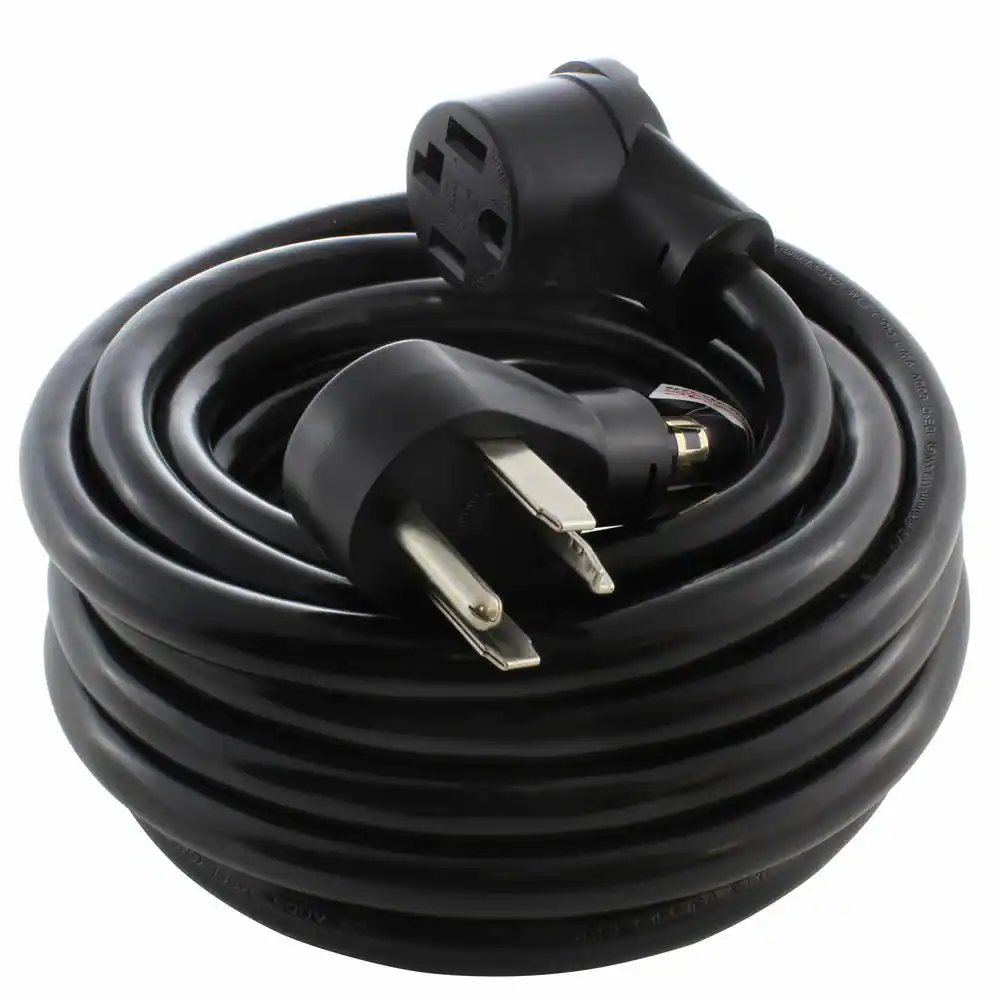 WORKS 25 ft. 30A 125/250 Volt NEMA 14 30 4 Prong Dryer Heavy Duty STW 10/4 Extension