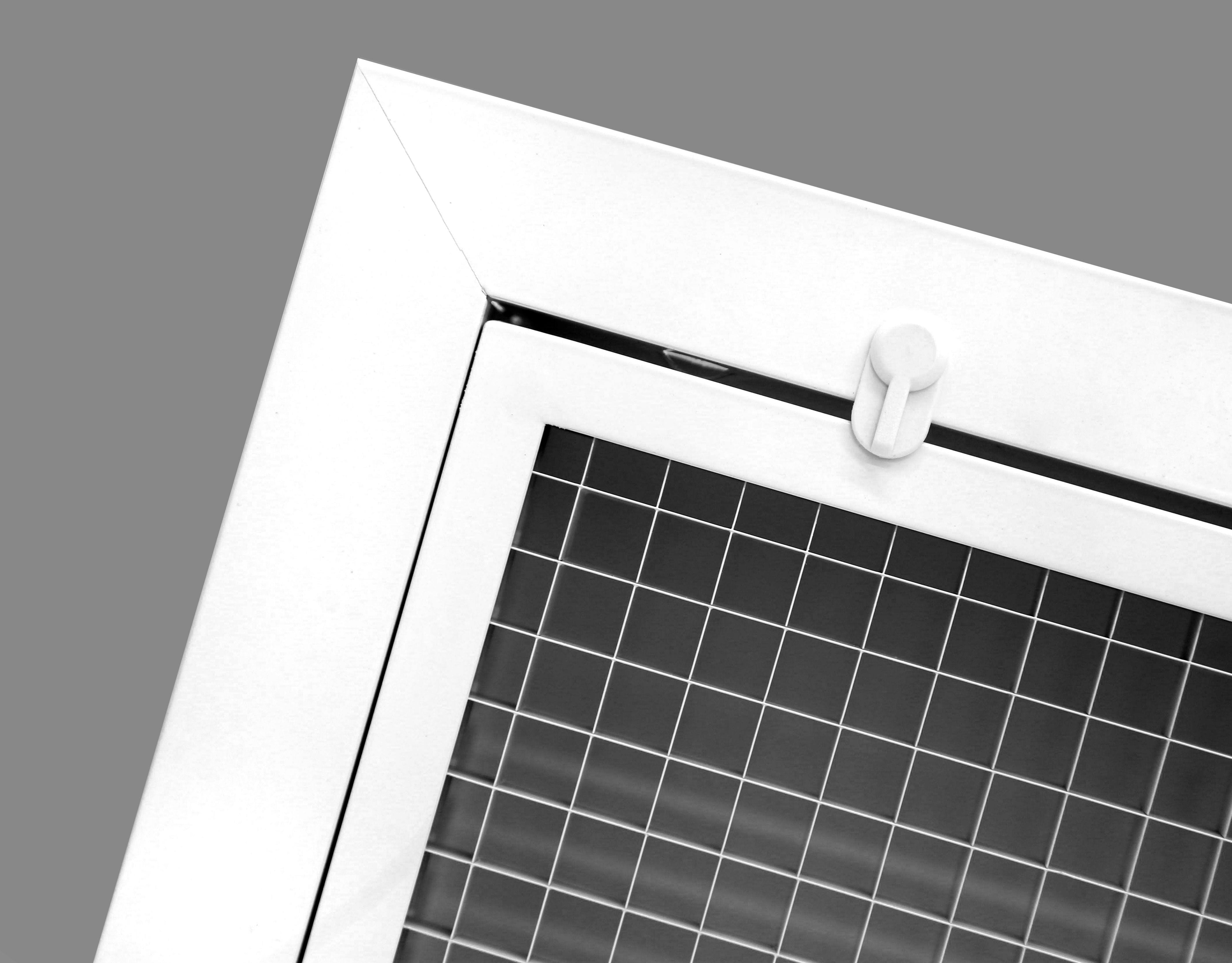 x 16x22 Cube Core Eggcrate Return Air Filter Grille for 1x22 Filter Aluminum