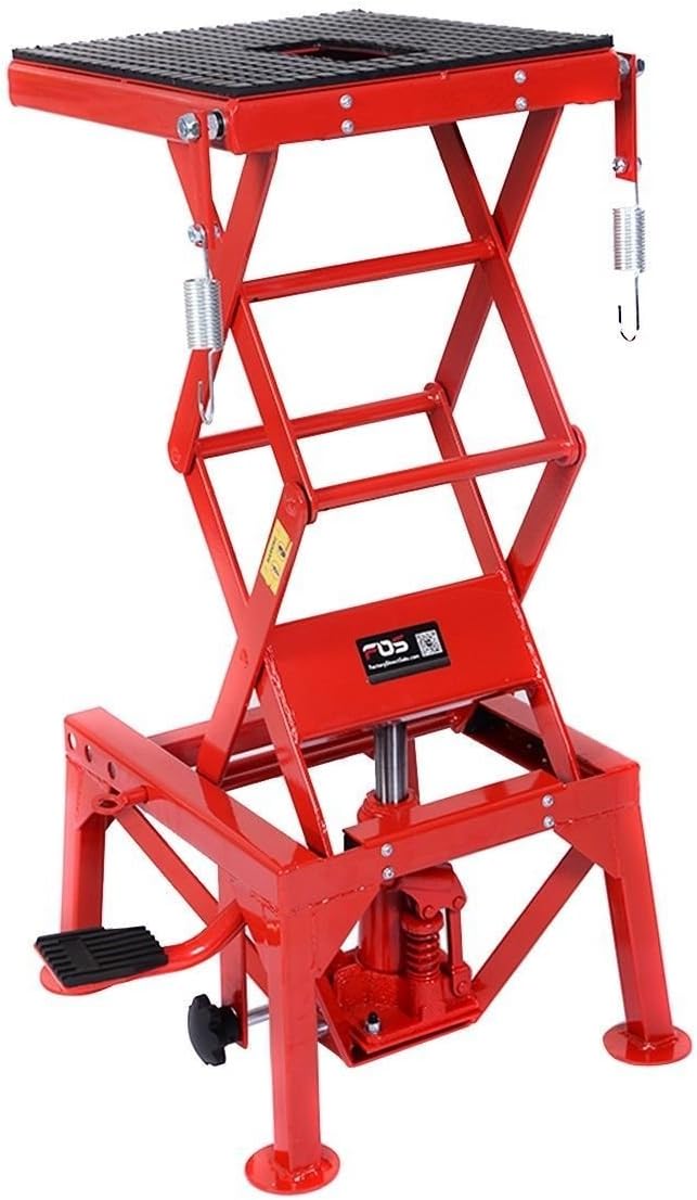 Shop 300lb Motorcycle Lift Table Hydraulic Cycle Dirt Bike ATV Scissor Jack Lift Hoist Center Stand