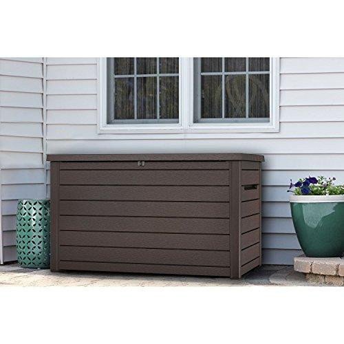 XXL 230 Gallon Plastic Deck Storage Container Box Outdoor Patio Garden Furniture 870