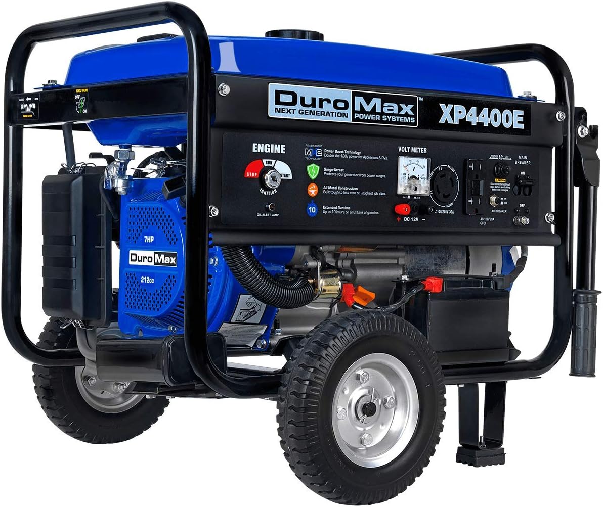 XP5500EH Electric Start Camping RV Ready 50 State Approved Dual Fuel Portable Generator 5500 Watt Gas or Propane Powered