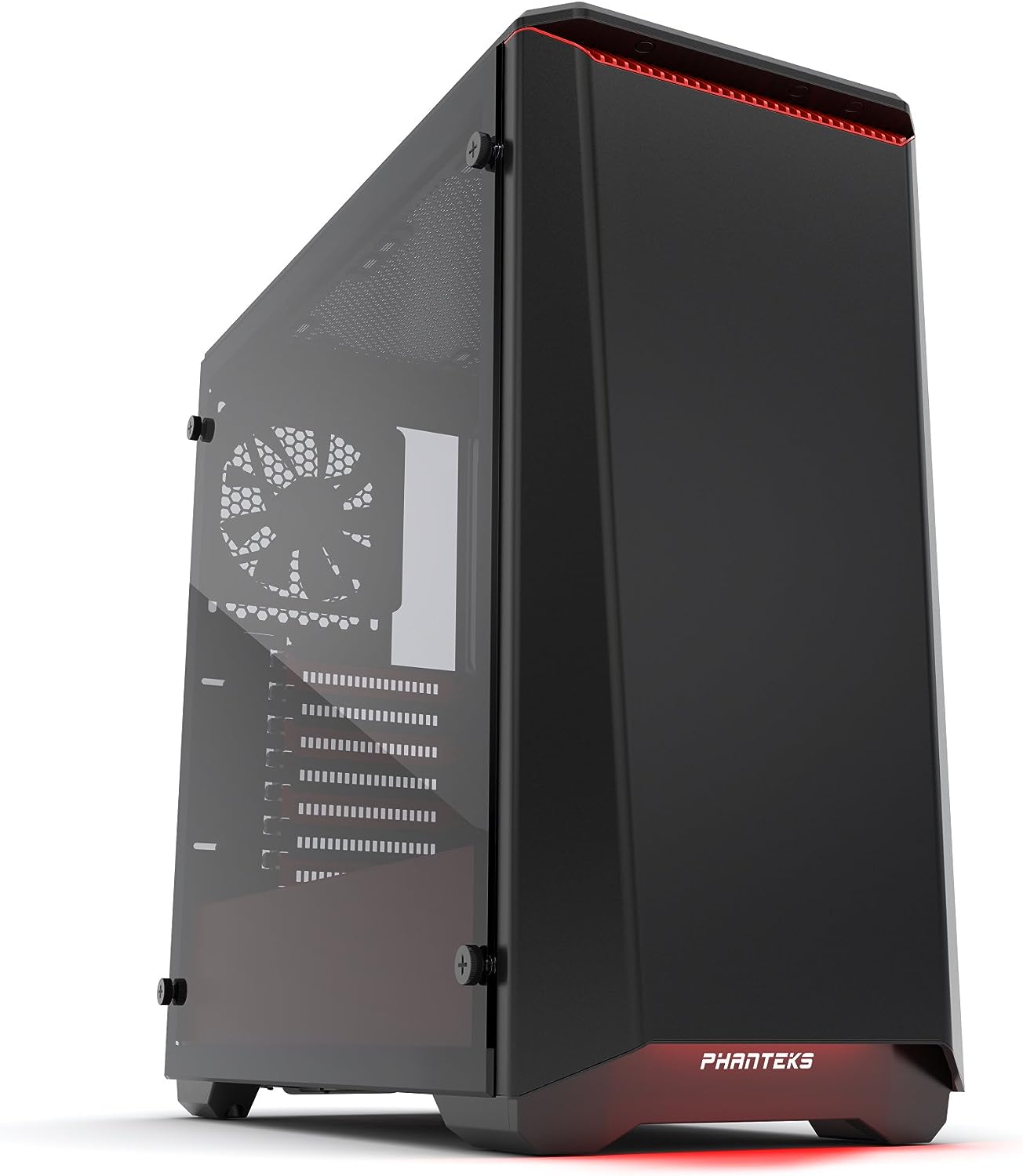 (PH EC416PTG_BK) Eclipse P400 Steel ATX Mid Tower Case Tempered Glass Edition Satin