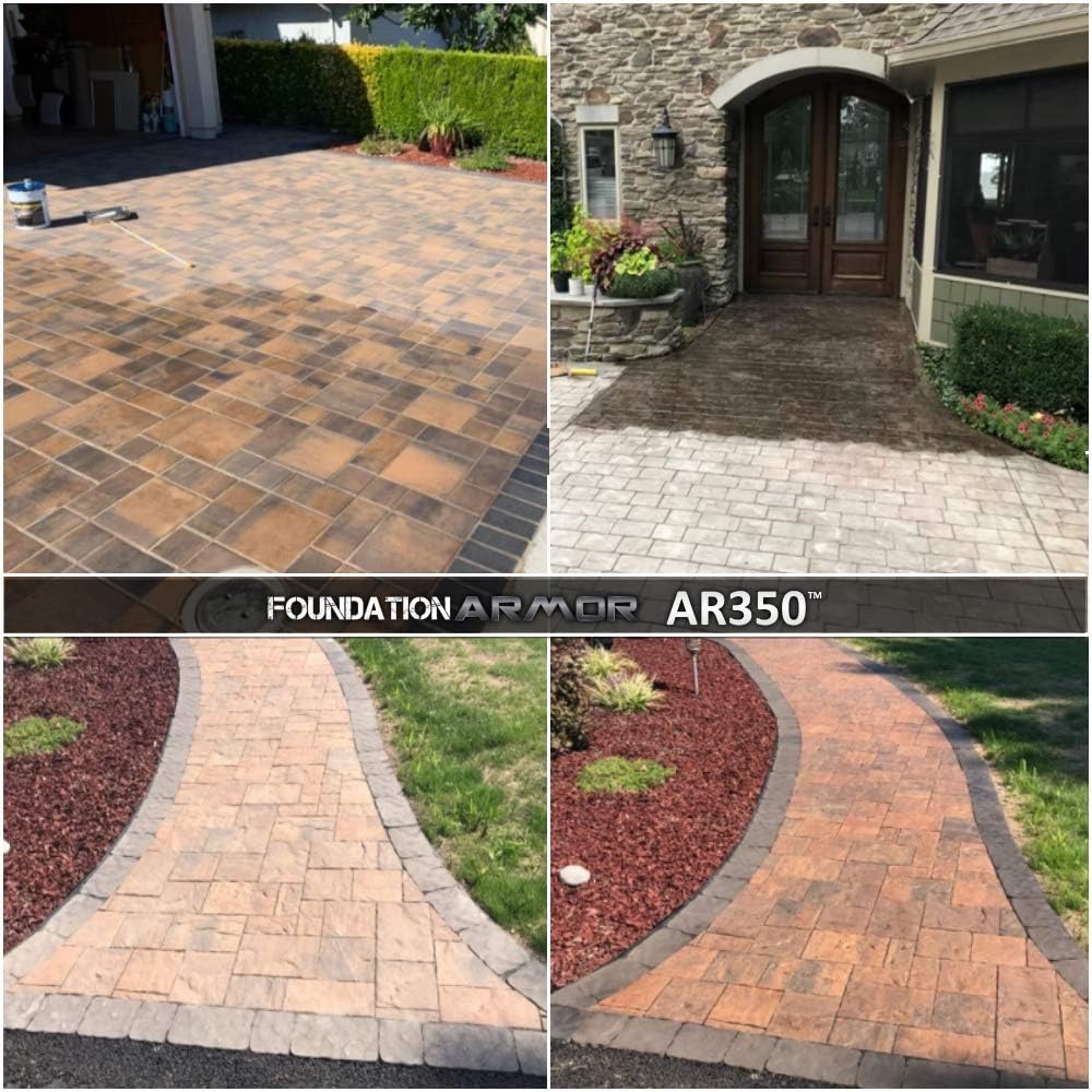 GAL Armor AR350 Solvent Based Acrylic Wet Look Concrete Sealer and Paver