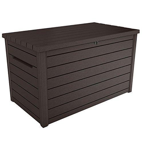 XXL 230 Gallon Plastic Deck Storage Container Box Outdoor Patio Garden Furniture 870