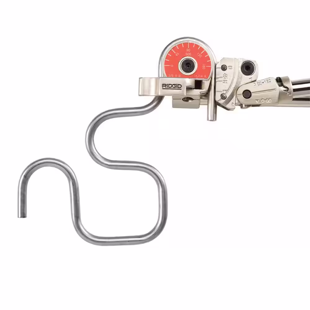1/2 in. Model 608 Heavy Duty Stainless Steel Pipe and Tubing Bender with Extra Long 16 in. Handles