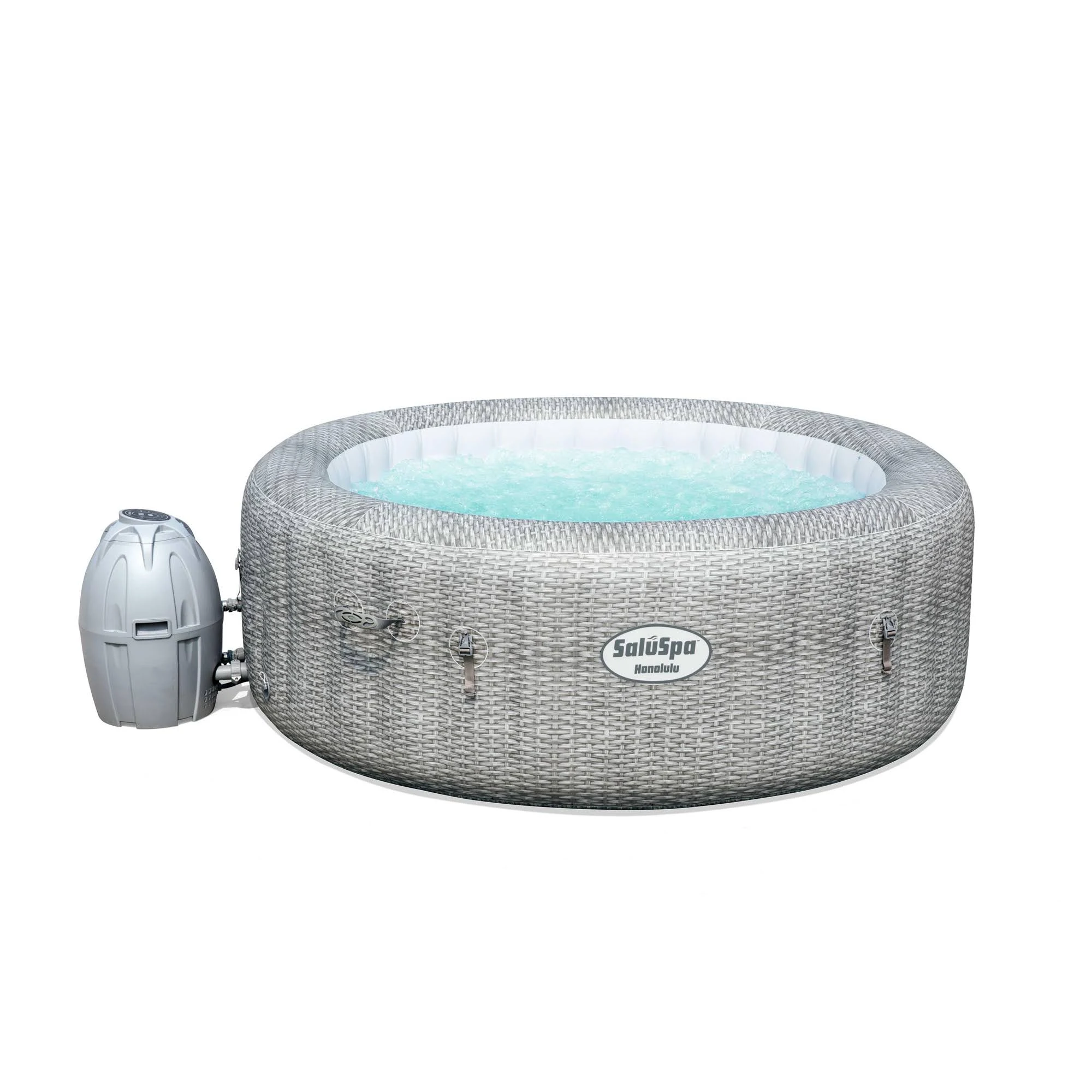 Bestway 54295 SaluSpa Airjet 6 Person Honolulu Inflatable Portable Hot Tub Spa