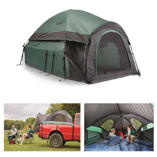 Gar Pick Up Truck Bed Camping Tent 1500mm Water Resistant Sleeps 2 Fits Beds