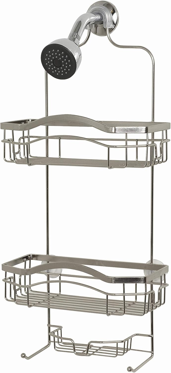 Zenith Products Corporation Zenna Home Over The Shower Caddy Stainless Steel