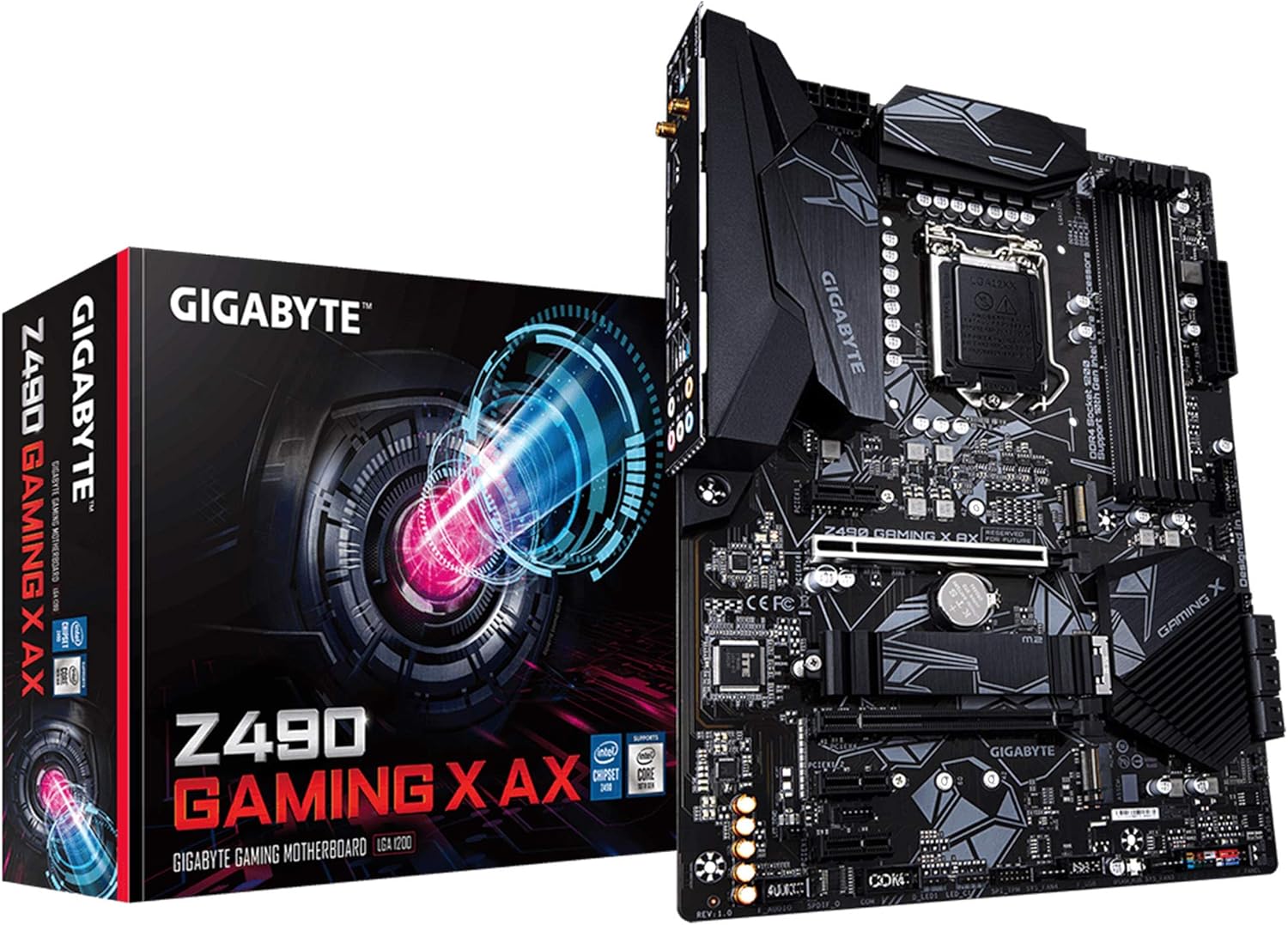 Z490 Gaming X AX (LGA 1200/Intel/Z490/ATX/Dual M.2/SATA 6Gb/s/USB 3.2 Gen 2/WiFi 6/Gaming