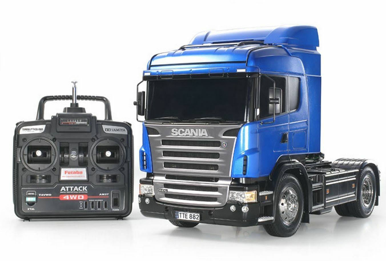 1/14 Electric RC Big Truck Trailer SCANIA R470 Highline Full Operation