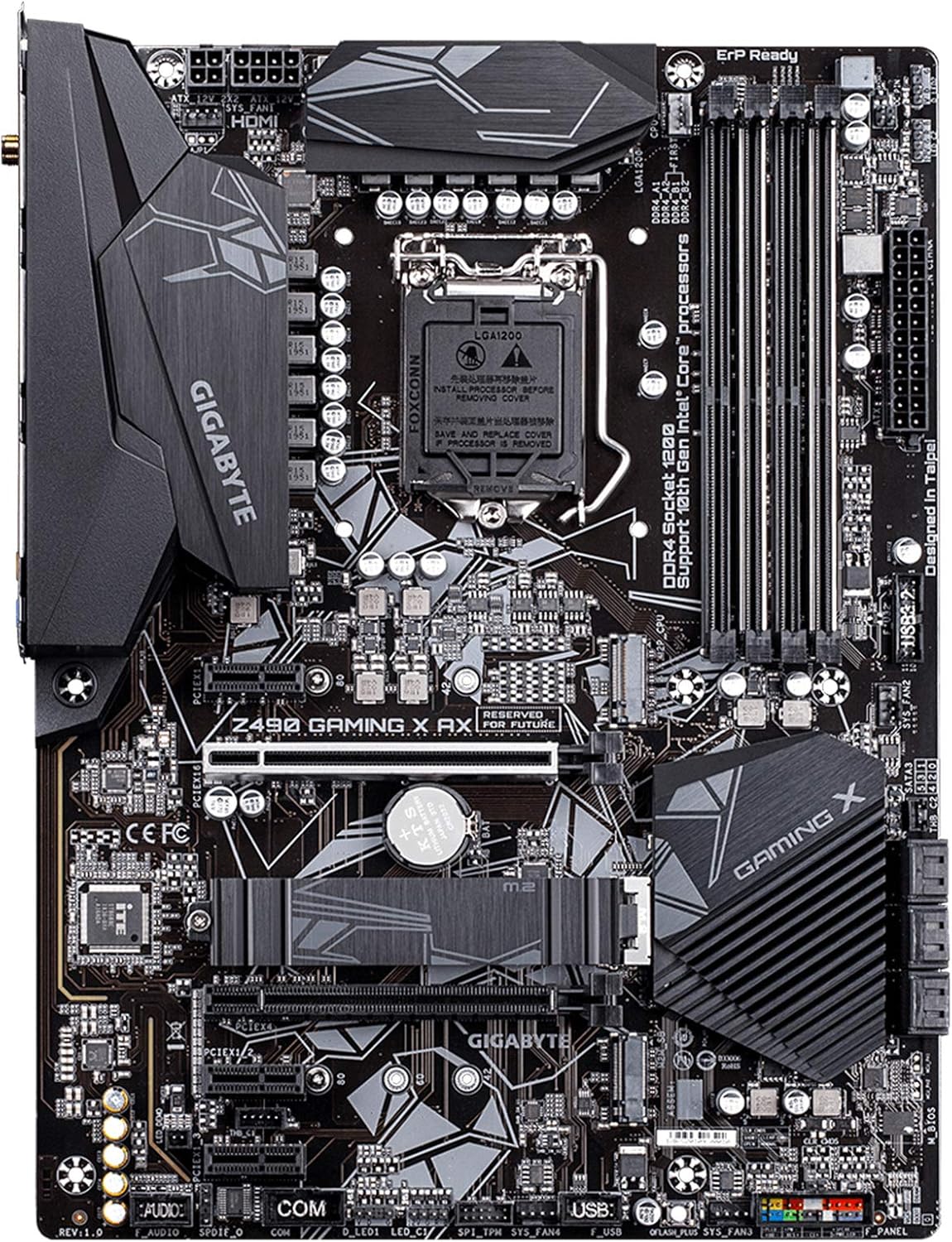 Z490 Gaming X AX (LGA 1200/Intel/Z490/ATX/Dual M.2/SATA 6Gb/s/USB 3.2 Gen 2/WiFi 6/Gaming