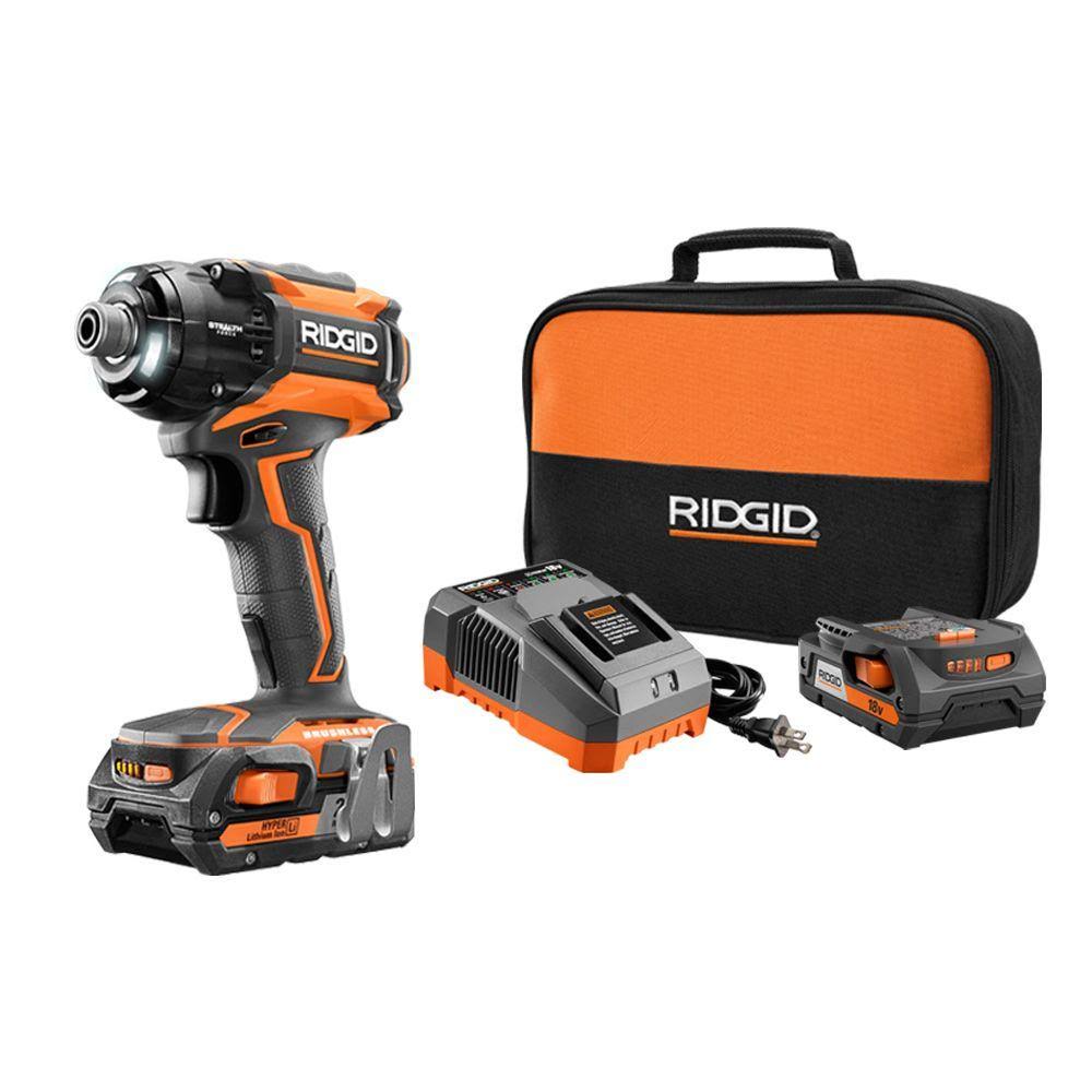 18 Volt Stealth Force Brushless Hyper Lithium Ion Cordless Pulse Driver