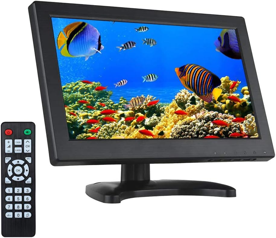 12 Inch 16:9 Mini TFT LCD HDMI HD Monitor Screen 1366x768 Resolution with HDMI VGA BNC AV Input for PC