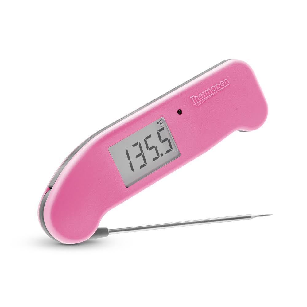 Waterproof Thermapen One One Second Instant Read Meat Thermometer Auto Rotating Display Waterproof