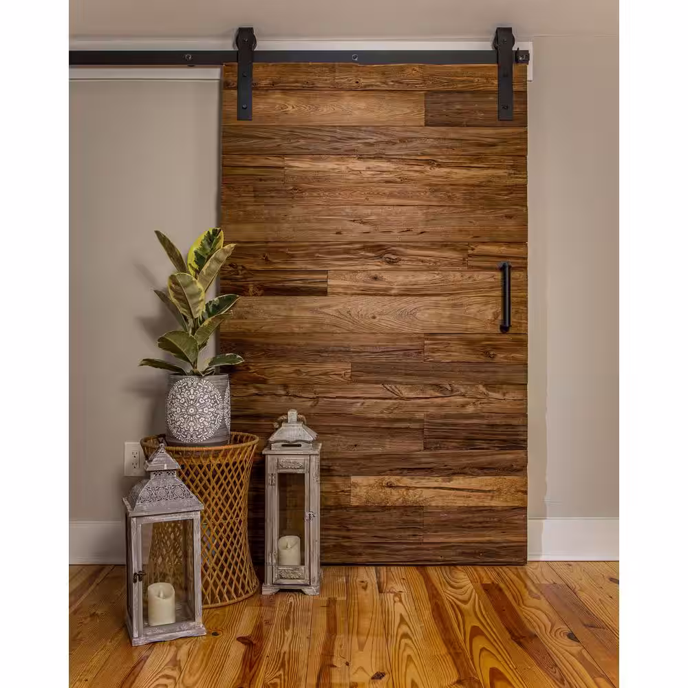 1/2 in. x 6 in. x 48 in. Natural Mushroom Hemlock Wood Square Edge Reclaimed Wood Boards 16 sq.