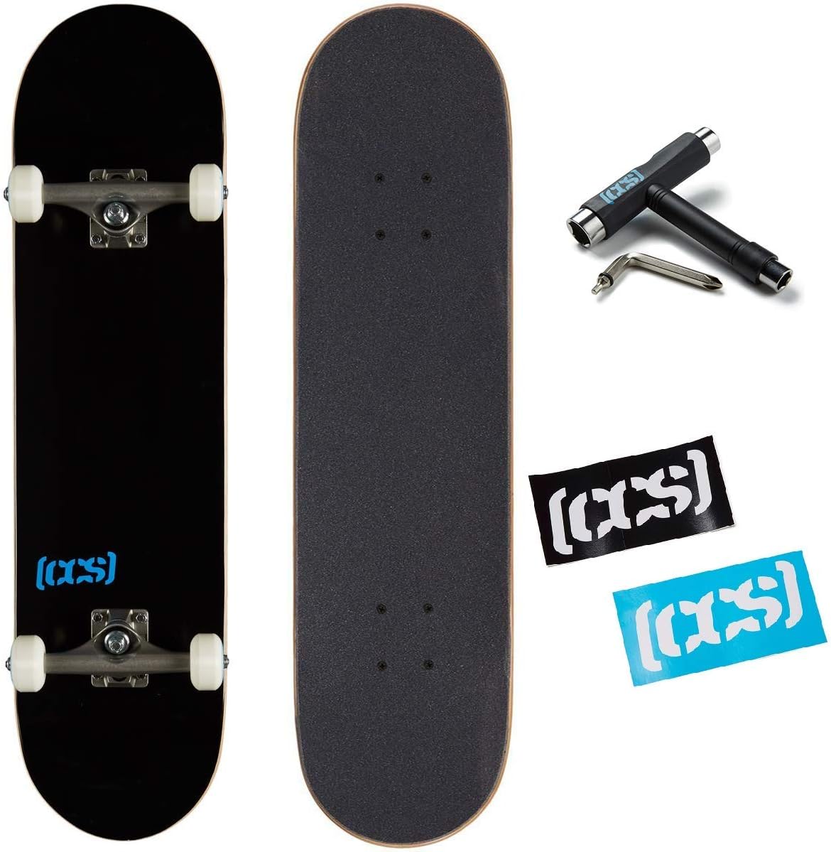 Skateboards Scooters Skateboard Complete Maple Wood Professional Grade Fully Assembled with Skate Tool and